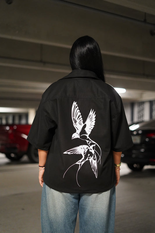 SONGBIRD LINEN BUTTON UP SHIRT