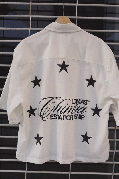 'LO MAS CHIMBA ESTA POR VENIR' Button up shirt