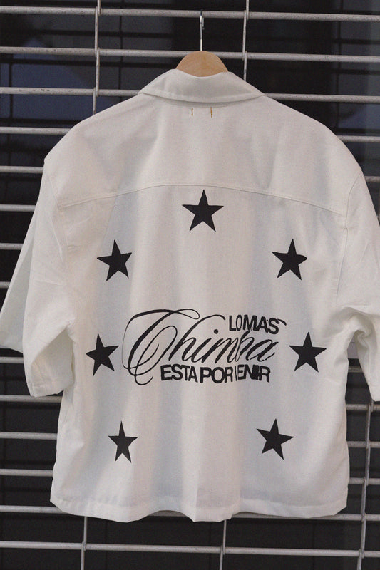 'LO MAS CHIMBA ESTA POR VENIR' Button up shirt